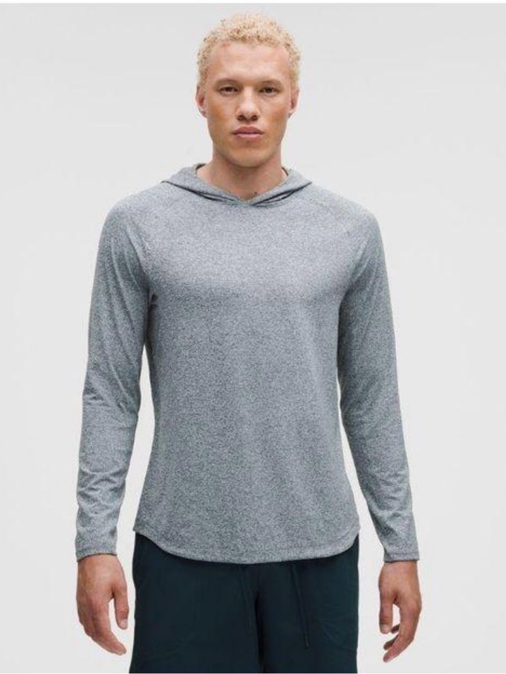 Lululemon Menβs License To Train Long Sleeve Pullover Hoodie In Steel Blue-M